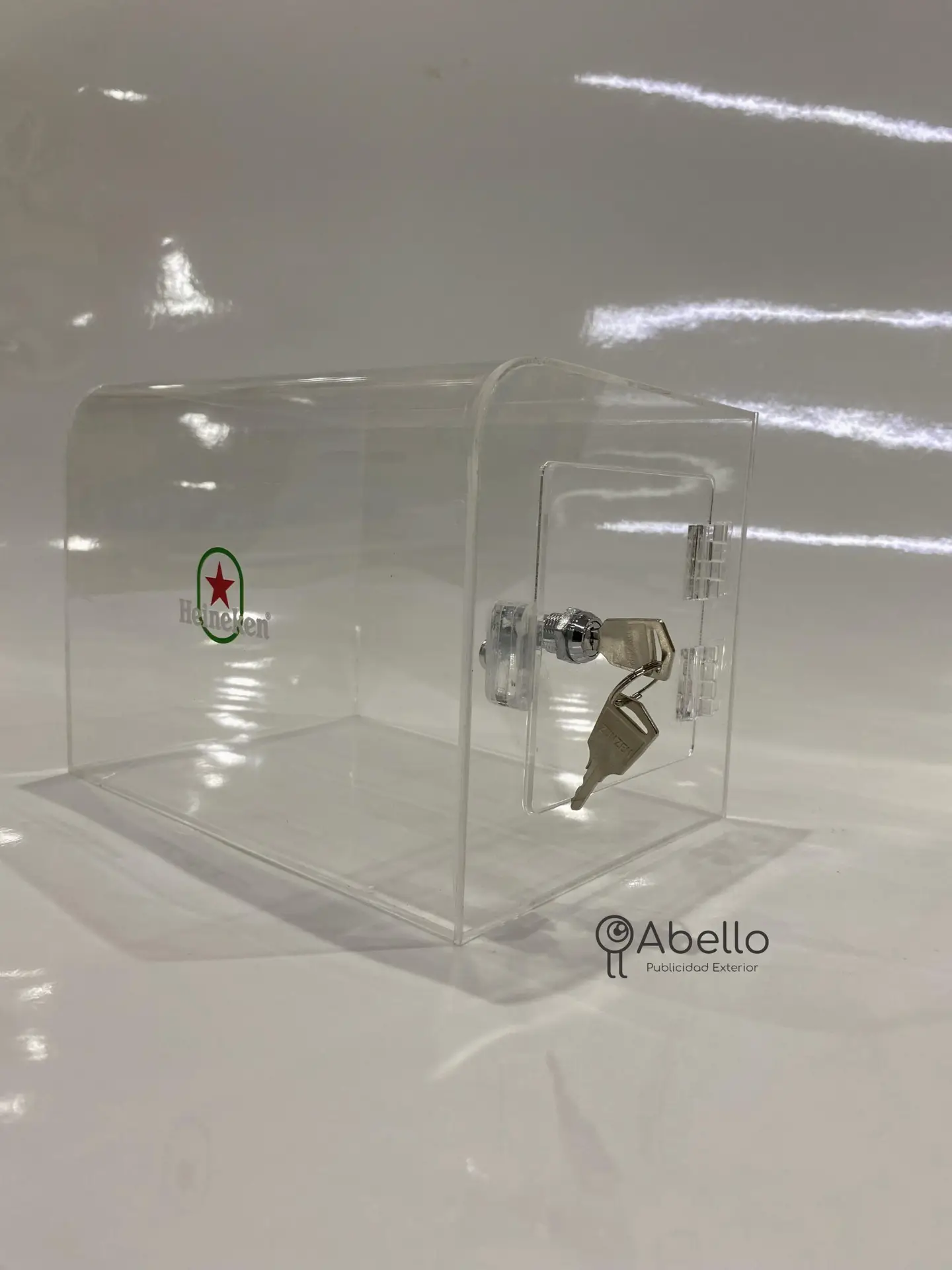 Buzón en acrilico cristal